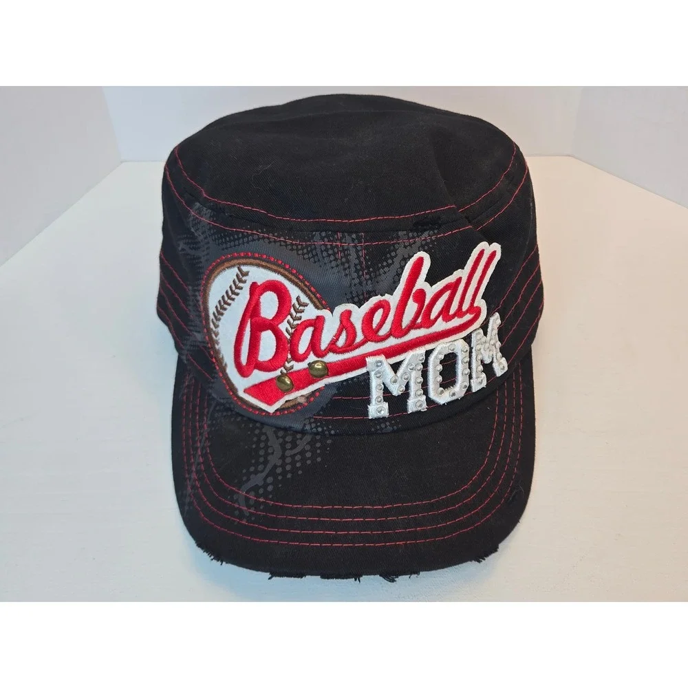 Leader of Generation Apparel L.O.G.A. Cadet‎ Style Baseball Mom Distressed Cap